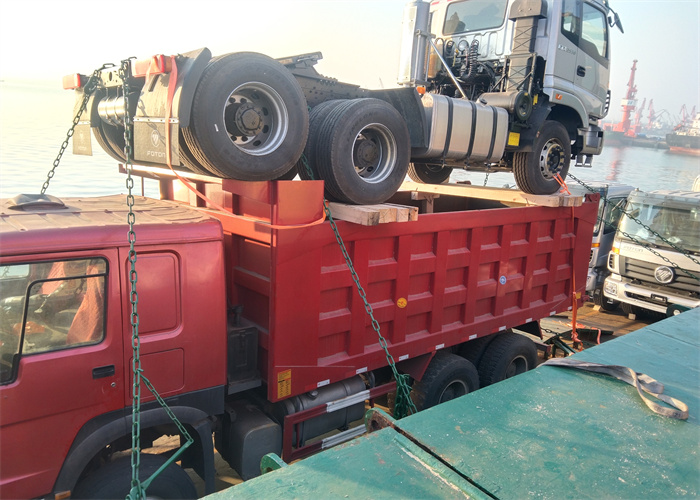 The used trucks in China are popular in many parts of the world