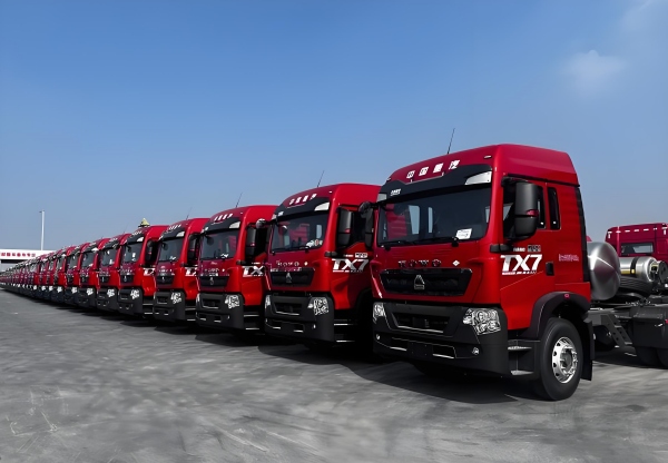 The growth rate of China’s truck exports to Russia has come to a halt